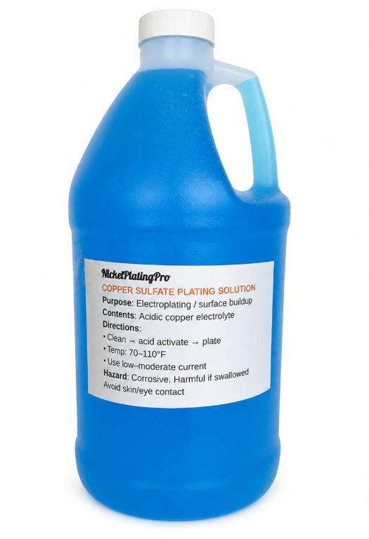 64 ounce bright copper plating solution