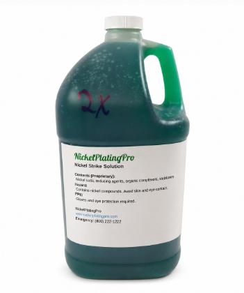 One gallon nickel strike concentrate container