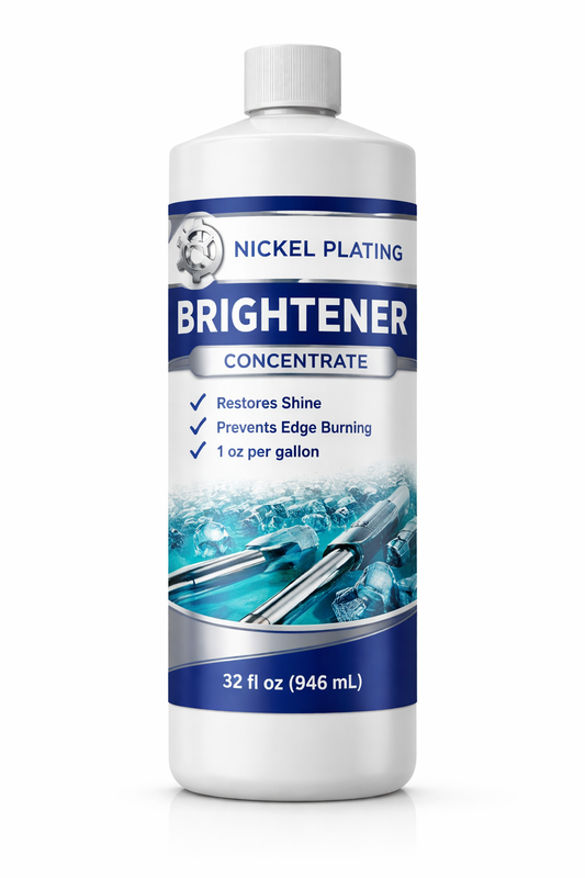 Nickel electroplating brightener additive bottle